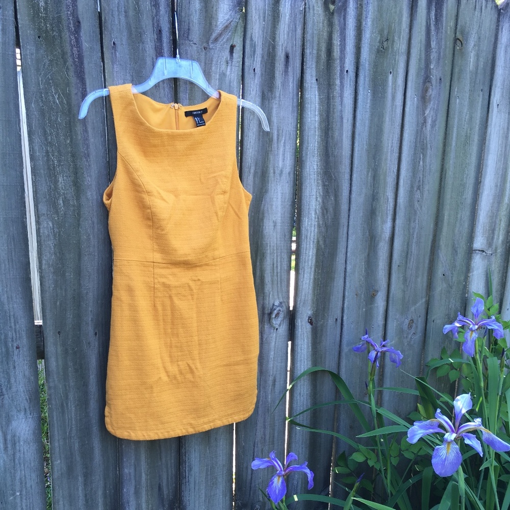 Forever 21 Bright Yellow Mini Dress